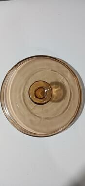 Vision Ware Corning Pyrex Replacement Lid Amber 6 Inches